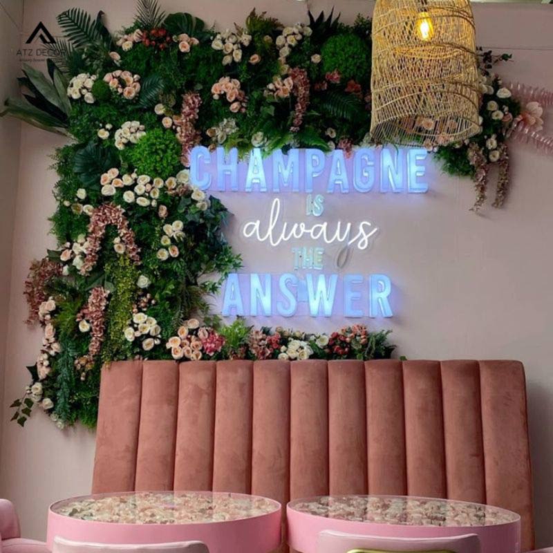 Tường hoa giả decor quán cafe bắt mắt, đa dạng mẫu mã ấn tượng 19 tường hoa giả decor quán cafe