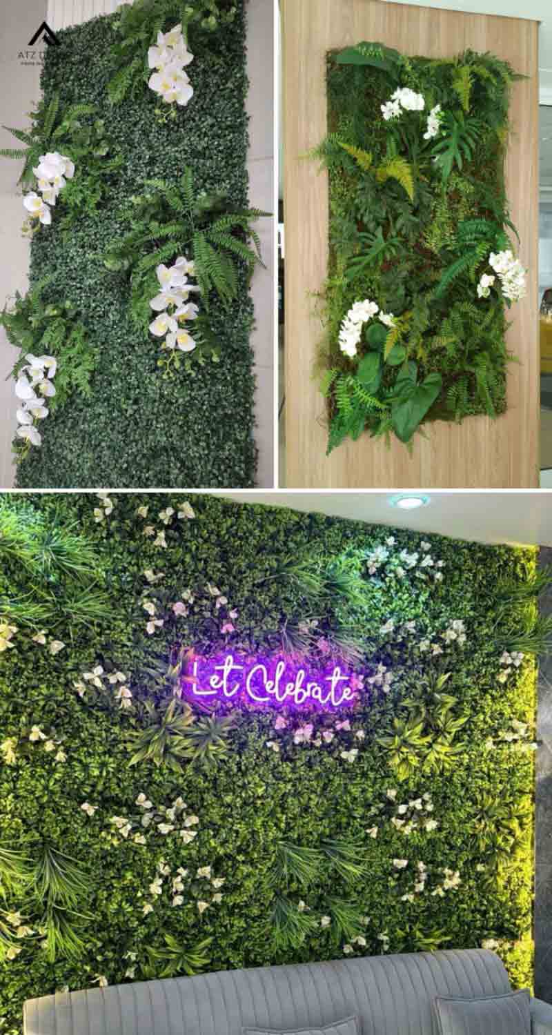 Vách hoa giả trang trí văn phòng ấn tượng, giúp không gian làm việc thêm xinh tươi 18 vách hoa giả trang trí văn phòng