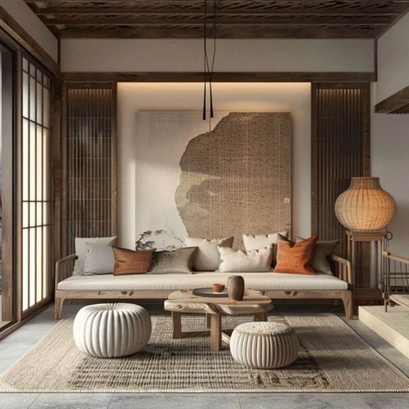 Phong cách Japandi: Sự kết hợp hài hòa giữa nét Nhật Bản và chất Bắc Âu 2 phong cách nội thất japandi