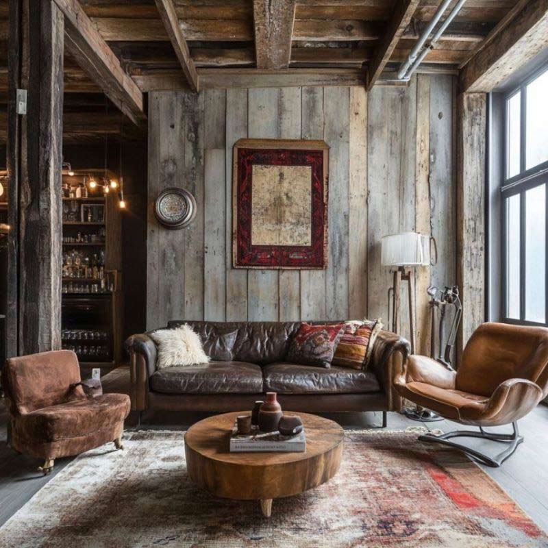 Phong cách Rustic và các đặc trưng nổi bật trong thiết kế nội thất 10 phong cách rustic