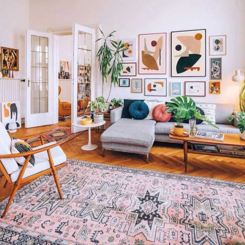 Phong cách nội thất Bohemian - Đậm chất du mục với nét tự do và phóng khoáng 2 phong cách nội thất bohemian