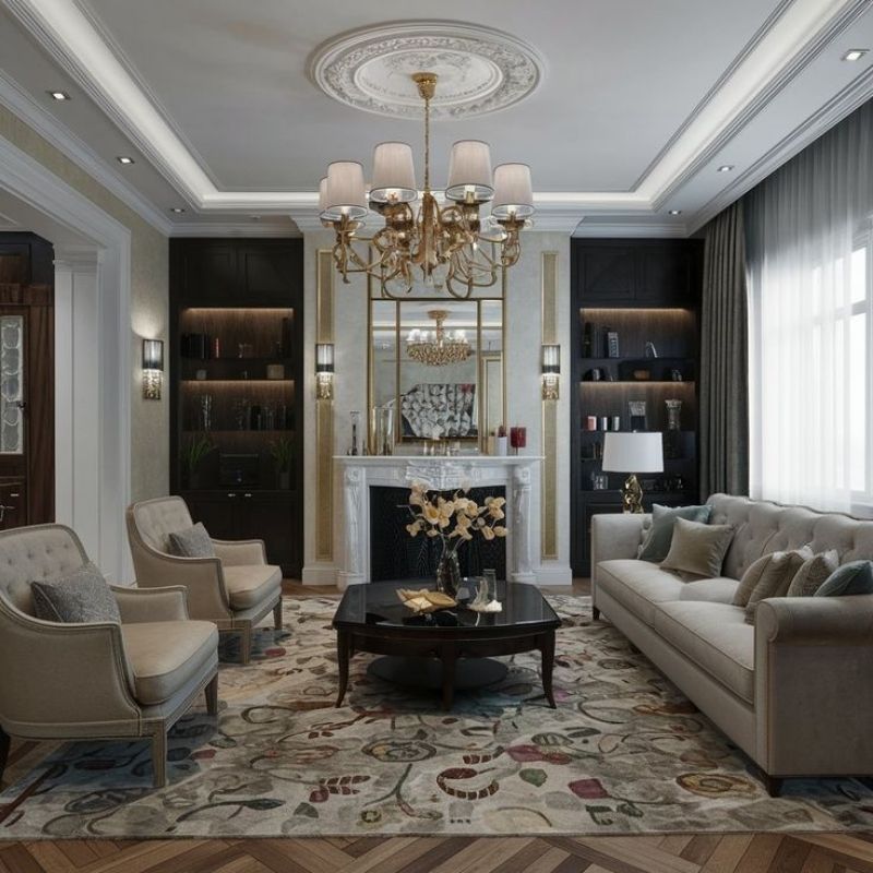 Phong cách nội thất Cổ điển - Nét sang trọng đến từ những chi tiết cầu kỳ 3 phong cách thiết kế nội thất cố điển