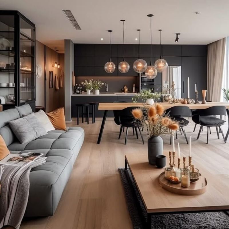 Phong cách thiết kế nội thất hiện đại đầy sang trọng và tinh tế 5 phong cách thiết kế nội thất hiện đại