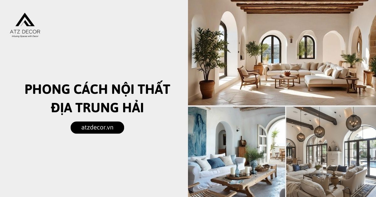 phong cách nội thất địa trung hải