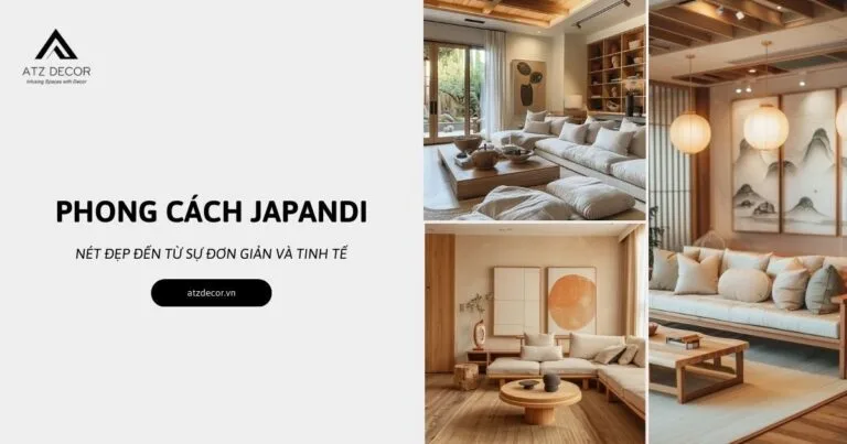 phong cách nội thất japandi