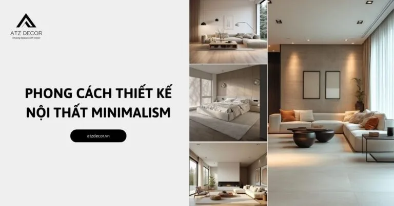 phong cách thiết kế nội thất minimalism