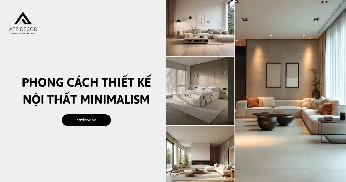 phong cách thiết kế nội thất minimalism