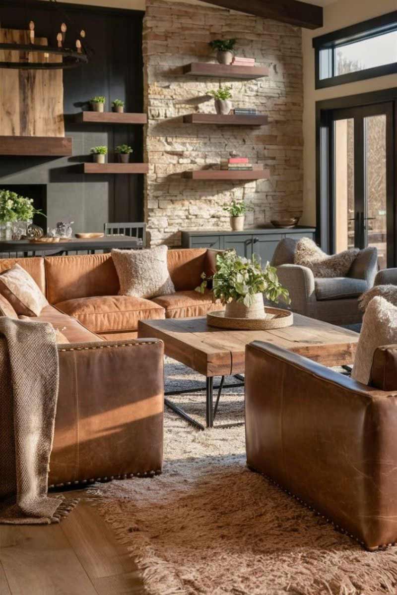 Phong cách Rustic và các đặc trưng nổi bật trong thiết kế nội thất 5 phong cách rustic
