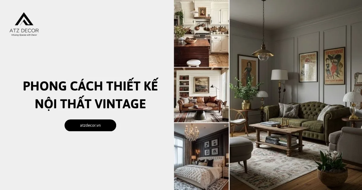 phong cach thiet ke noi that vintage ua chuong