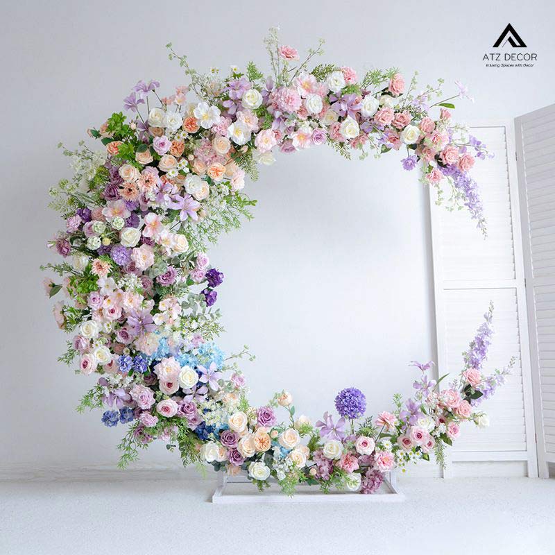 Thi công hoa giả trang trí sự kiện đẹp mắt, tạo không gian xinh tươi 13 thi công hoa gia decor sự kiện