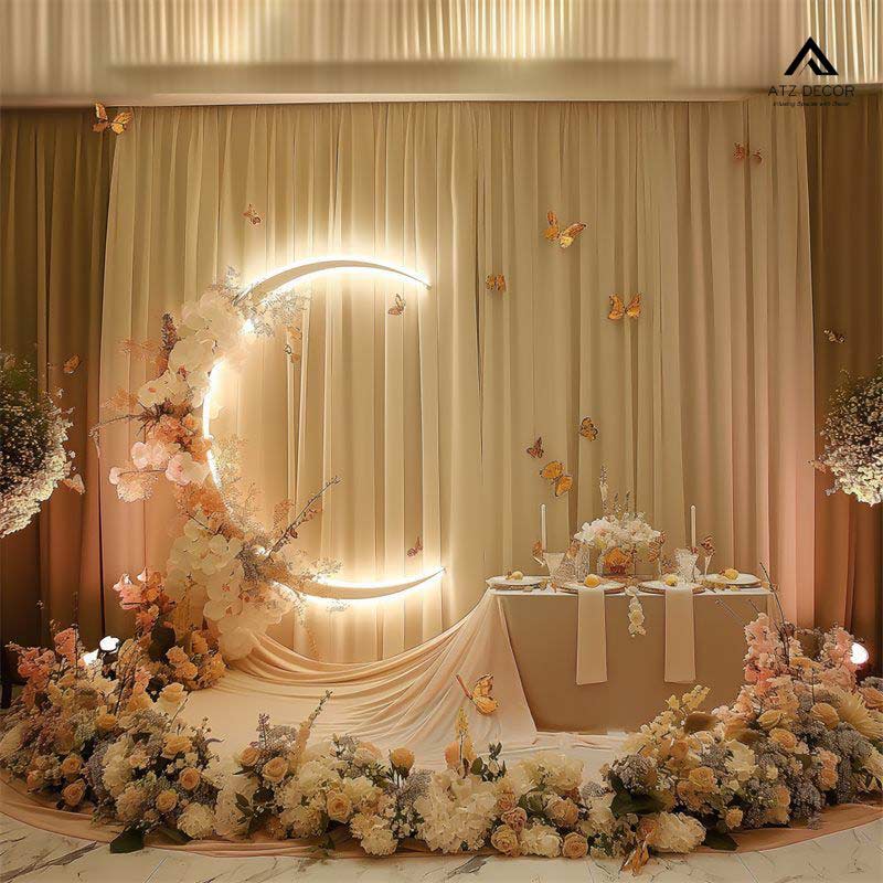 Thi công hoa giả trang trí sự kiện đẹp mắt, tạo không gian xinh tươi 14 thi công hoa gia decor sự kiện