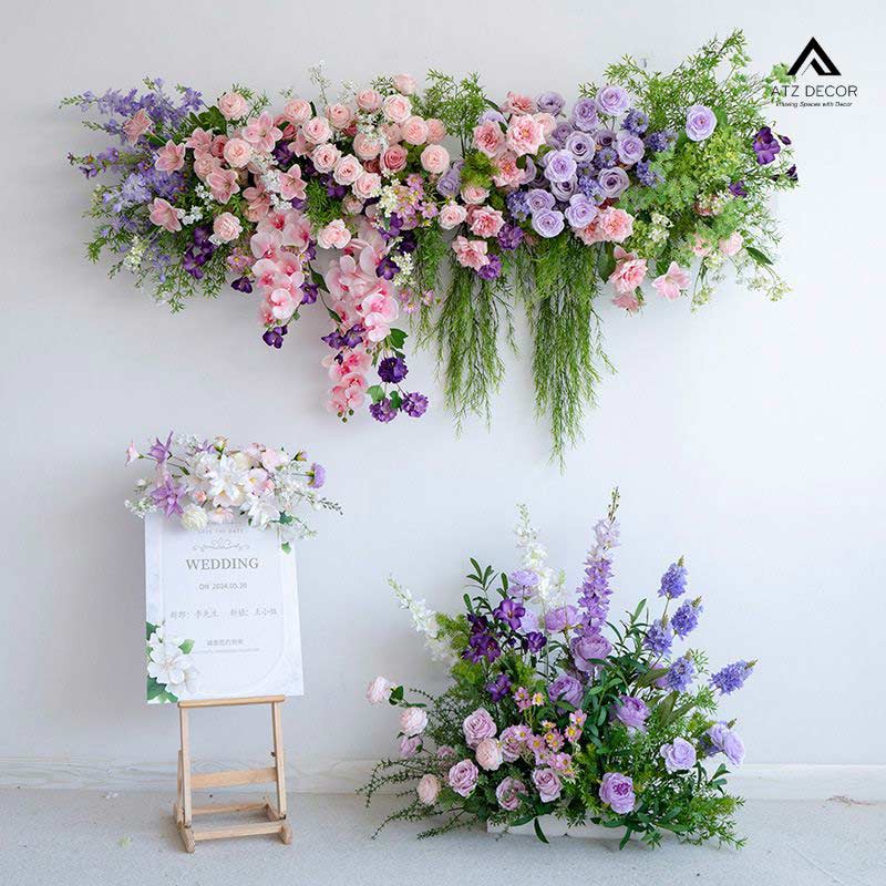 Thi công hoa giả trang trí sự kiện đẹp mắt, tạo không gian xinh tươi 16 thi công hoa gia decor sự kiện
