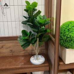 thi công cây giả quán cafe KOI Thé