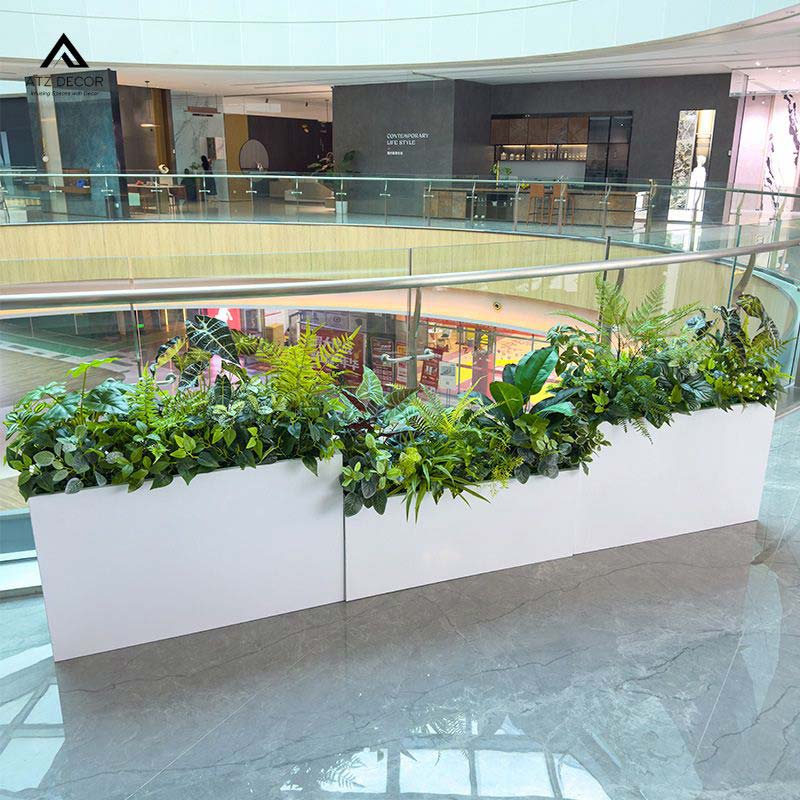 Bồn cây nhiệt đới giả đủ mẫu, đẹp mắt, chất lượng bền bỉ 2 bồn cây nhiệt đới giả