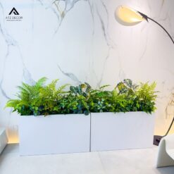 bồn cây nhiệt đới giả
