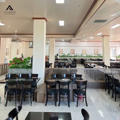 thi công cây giả nhà hàng