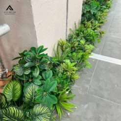 trang trí cây giả