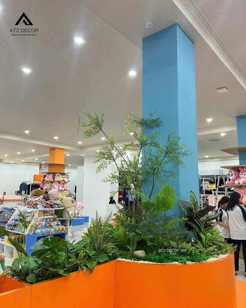 Trang trí cây giả siêu thị tại Hải Phòng ấn tượng 14 trang trí cây giả siêu thị