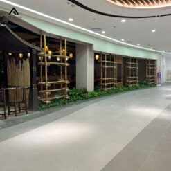 trang trí cây giả