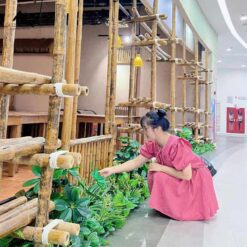 trang trí cây giả