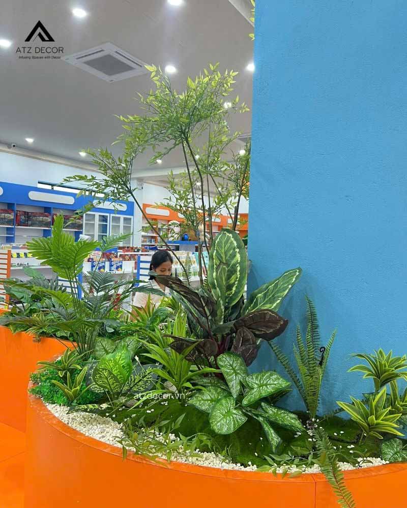 Trang trí cây giả siêu thị tại Hải Phòng ấn tượng 15 trang trí cây giả siêu thị
