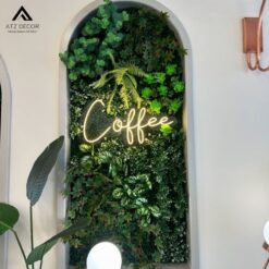 vách ngăn cây giả