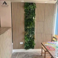 vách ngăn cây giả