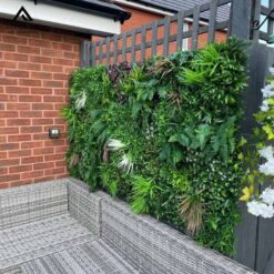 tường cây giả ngoài trời