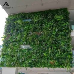 tường cây giả ngoài trời