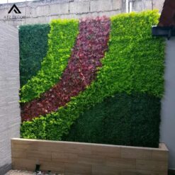 tường cây giả ngoài trời