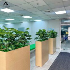 thi công bục cây giả khu công nghiệp