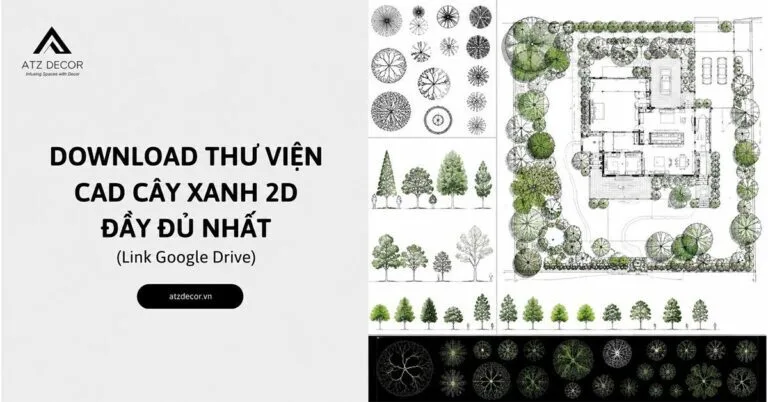 Download thu vien cad cay xanh 2d 1