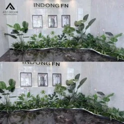 thi công tiểu cảnh cây giả tại hải phòng