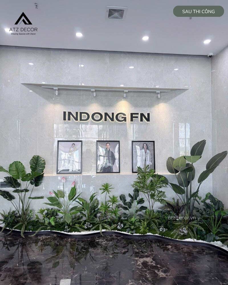 thi công tiểu cảnh cây giả tại hải phòng